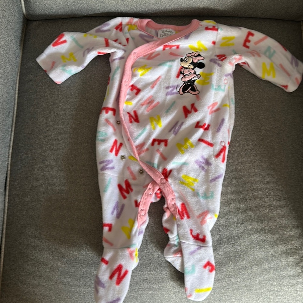 Disney Baby - Minnie Mouse Sleeper - Good Used Condition - 0-3 months